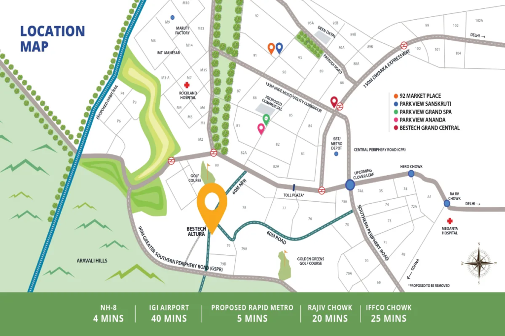 Bestech Altura Highrise -Sector-79, Gurgaon